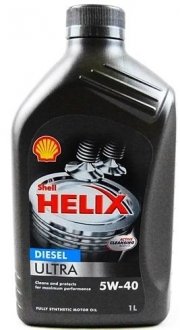 Масло моторное Diesel Ultra 5W-40 (1 л) shell 550040551