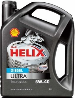 Масло моторное Diesel Ultra 5W-40 (4 л) shell 550040549