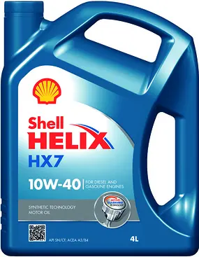 Мастило двигуна Shell Helix HX7 10W40 4L SHELL 550040289