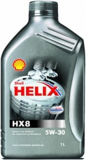 Масло моторное HX8 Synthetic 5W-30 (1 л) shell 550040535