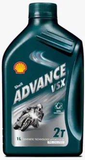 1л Advance VSX2 Масло полусинт. для 2-такт. двиг. JASO FC, ISO-L-EGC, API TC JASO FD, ISO-L-EGD, API TC SHELL 550028470