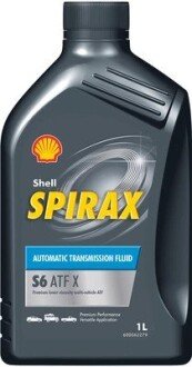 1л Масло трансм. Spirax S6 ATF X. FORD MERCON LV, GM DEXRON VI, JASO 1-A-LV, TOYOTA, NISSAN, KIA, VOLVO, SUZUKI, SUBARU, MB 236.1-236.10 shell 550058231