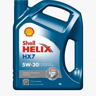 Масло моторное Helix HX7 5W-30 (4 л) shell 550040004