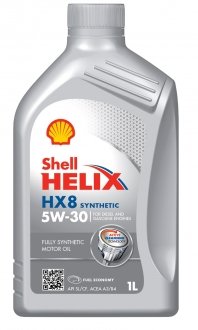 Масло моторное Helix HX8 ECT 5W-30 (1 л) shell 550048140