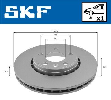 ��������� ���� ������������� skf VKBD80046V1
