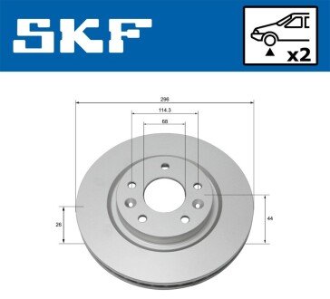 ��������� ���� ������������� skf VKBD80047V2