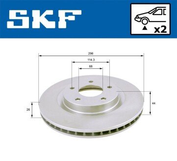 ��������� ���� ������������� skf VKBD80070V2