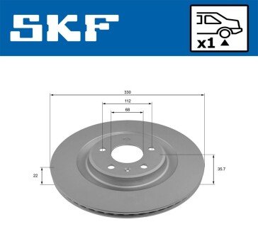 ��������� ���� ������������� skf VKBD 90243 V1