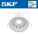 CITROEN Диск гальмівний задній C4 III 1.2 PureTech 21- SKF VKBD91351S2 (фото 1)