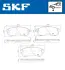 Передні тормозні (гальмівні) колодки SKF VKBP80175A (фото 2)