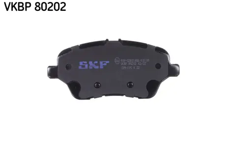 Передні тормозні (гальмівні) колодки SKF VKBP80202