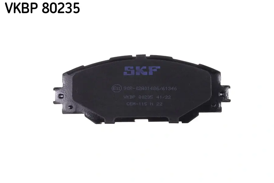 Передні тормозні (гальмівні) колодки SKF VKBP80235 (фото 1)