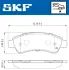 Задні тормозні (гальмівні) колодки SKF VKBP90045 (фото 2)