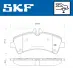 Задні тормозні (гальмівні) колодки SKF VKBP90149 (фото 6)