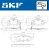 Задние тормозные колодки SKF VKBP90401A