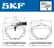 Задні тормозні (гальмівні) колодки SKF VKBP 90506 E (фото 2)