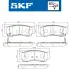 Задні тормозні (гальмівні) колодки SKF VKBP90538A (фото 6)