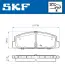Задні тормозні (гальмівні) колодки SKF VKBP90587 (фото 2)