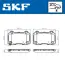 HYUNDAI гальмівні колодки задн. GENESIS 08-, JEEP GRAND CHEROKEE IV 10-, FIAT SKF VKBP 90849 A