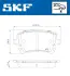 Задні тормозні (гальмівні) колодки SKF VKBP 90950 (фото 2)