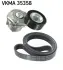 Роликовий модуль натягувача ременя (ролик, ремінь) SKF VKMA 35358