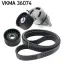 Роликовий модуль натягувача ременя (ролик, ремінь) SKF VKMA36074
