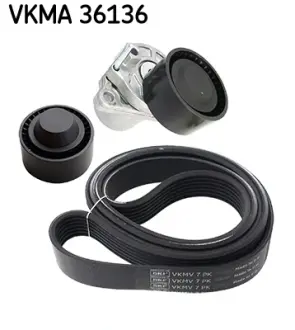 Роликовий модуль натягувача ременя (ролик, ремінь) SKF VKMA36136
