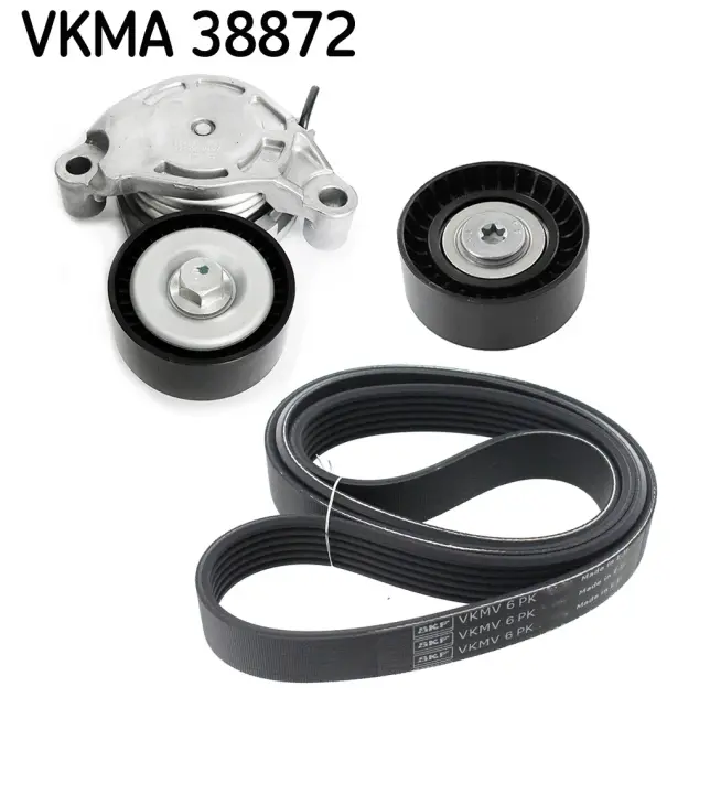Роликовий модуль натягувача ременя (ролик, ремінь) SKF VKMA38872