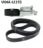 TOYOTA К-кт ГРМ (ролик + ремінь) RAV 4 III (_A3_) 2.5 (ASA38) 08-13 SKF VKMA 61193