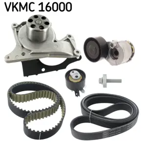 Роликовий модуль натягувача ременя (ролик, ремінь, помпа) SKF VKMC16000 Рено Captur