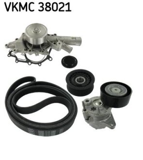 Водяна помпа+ к-кт ременя skf VKMC38021