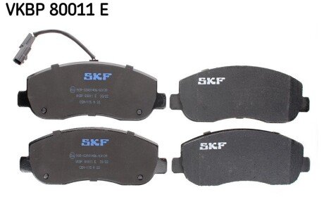 Передні тормозні (гальмівні) колодки skf VKBP 80011 E