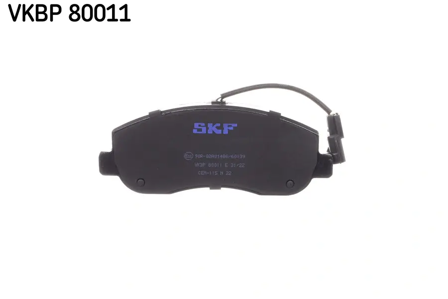 Передні тормозні (гальмівні) колодки SKF VKBP80011E (фото 1)