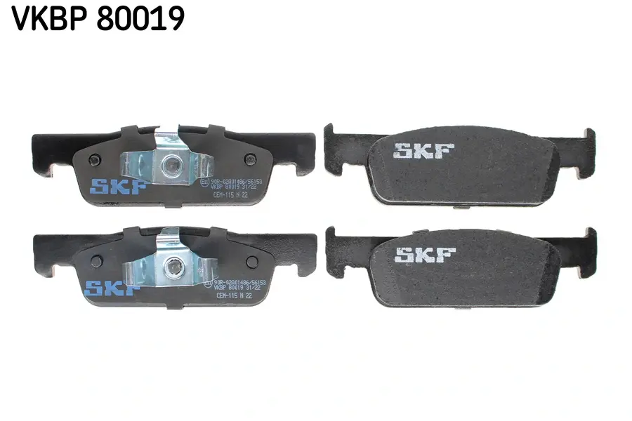 Передние тормозные колодки SKF VKBP80019