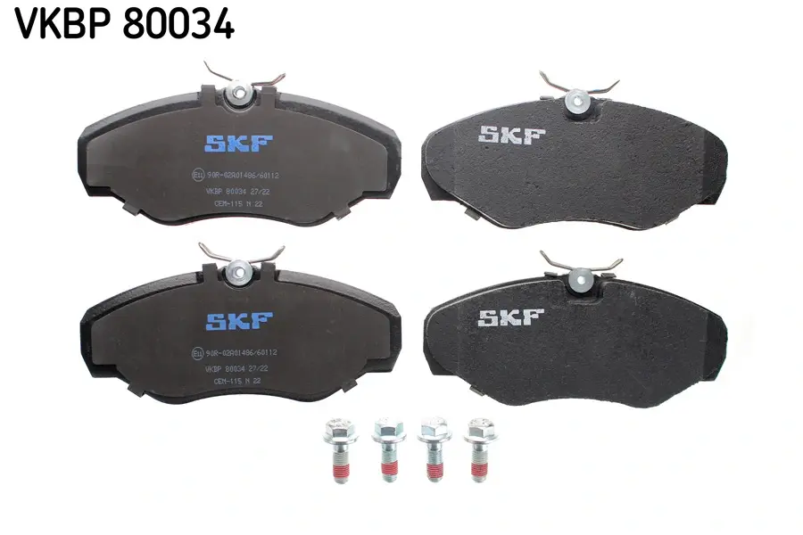 Передние тормозные колодки SKF VKBP80034