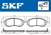 Передні тормозні (гальмівні) колодки skf VKBP 80166 A