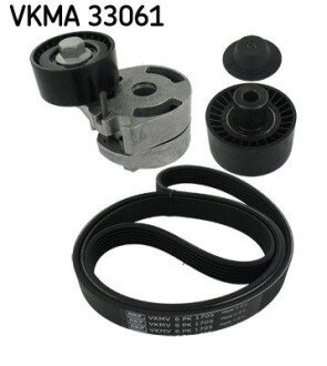 Комплект доріжкового ремня skf VKMA33061