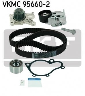 Комплект ГРМ, пас+ролик+помпа skf VKMC 95660-2