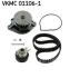 Комплект ГРМ, пас+ролик+помпа SKF VKMC 01106-1