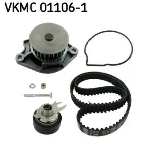 Комплект ГРМ, пас+ролик+помпа SKF VKMC 01106-1