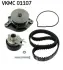 Комплект ГРМ, пас+ролик+помпа SKF VKMC 01107
