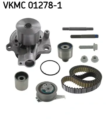 Комплект ГРМ, пас+ролик+помпа SKF VKMC 01278-1 (фото 1)