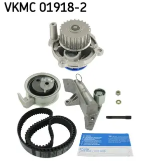 Комплект ГРМ, пас+ролик+помпа SKF VKMC 01918-2