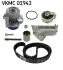 Комплект ГРМ, пас+ролик+помпа SKF VKMC 01943