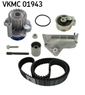 Комплект ГРМ, пас+ролик+помпа SKF VKMC 01943