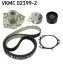 Комплект ГРМ, пас+ролик+помпа SKF VKMC 02199-2