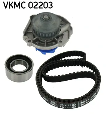 Комплект ГРМ, пас+ролик+помпа SKF VKMC 02203 (фото 1)