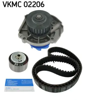 Комплект ГРМ, пас+ролик+помпа SKF VKMC 02206