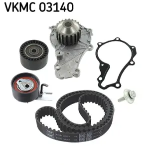 Комплект ГРМ, пас+ролик+помпа SKF VKMC 03140