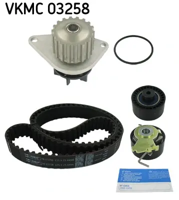Комплект ГРМ, пас+ролик+помпа SKF VKMC 03258